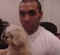 November 9 - Tony Kanal posing with Gwen's dog